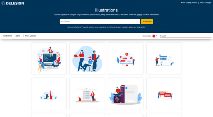 10 Places to Find Free Illustrations for Your Website & Blog