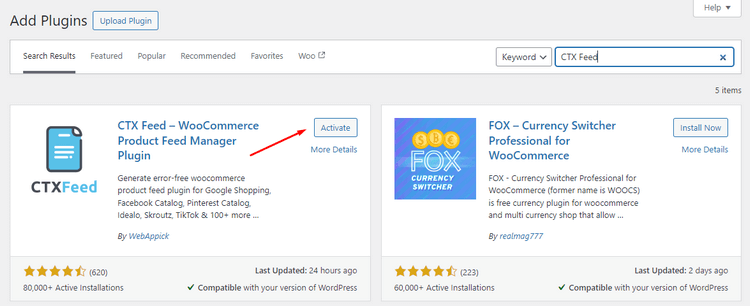There are many WooCommerce product feed plugins available in the market. The best one we found is called CTX Feed.