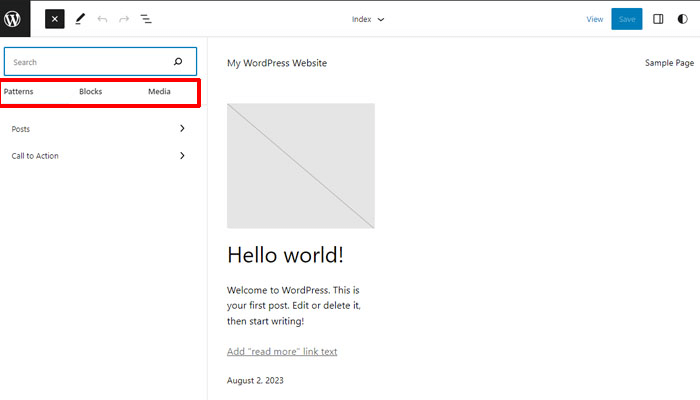 Customize a WordPress Block Theme