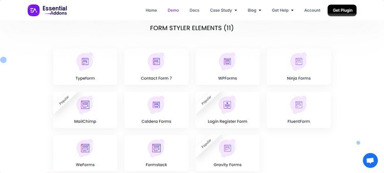 Form Styler Elements Form Styler Elements help to create user-friendly forms that encourage engagement and lead generation.