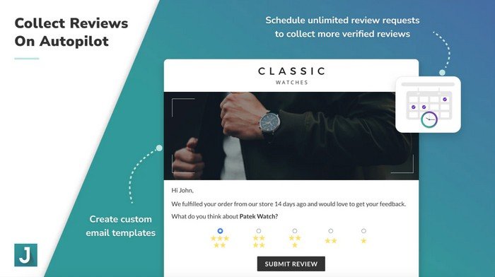 Judge.me Product Reviews App The Judge.me Product Reviews App can help you collect reviews from your customers and display them on your store website.