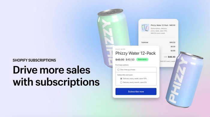 Shopify Subscriptions With the Shopify Subscriptions app you can sell subscription products on your store.