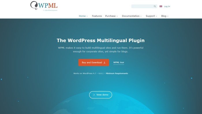 WPML is a multilingual solution for WordPress. It offers comprehensive language management for creating fully translated sites. 