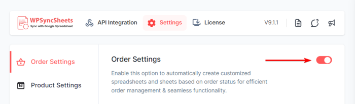 How to Import-Export WooCommerce Orders & Products (Complete Guide) 2 For exporting orders, go to Order Settings and toggle on the Order Settings option.