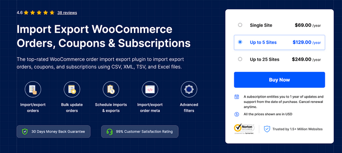 The WooCommerce Order Import Export plugin lets you import and export orders in bulk.
