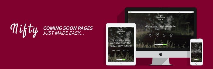 This plugin offers a simple way to set up a coming soon or maintenance page in minutes.