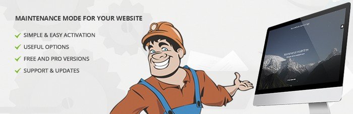 The Maintenance is a free WordPress plugin for websites that are undergoing updates or maintenance. 