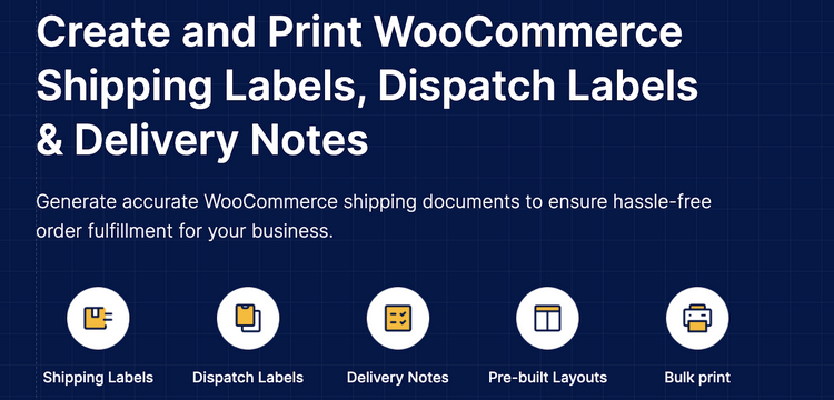 WooCommerce Shipping Labels, Dispatch Labels, and Delivery Notes This shipping label and delivery note plugin is a game-changer for store owners, simplifying the shipping and fulfillment process.