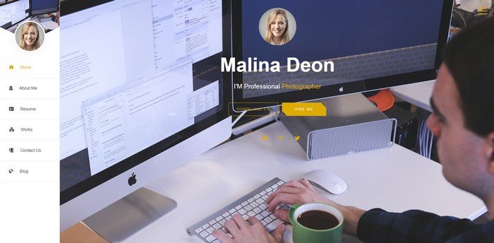 Personal CV Resume WordPress Resume Themes - Personal CV Resume is a WordPress theme perfect for online resume, CV, or just a personal website.