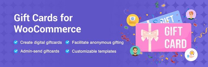 WooCommerce Gift Cards The WooCommerce Gift Cards plugin turns your store into a gift-giving hub, letting customers buy, customize, and send both digital and physical gift cards.