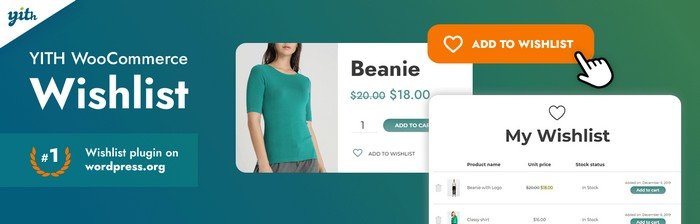 YITH WooCommerce Wishlist The YITH WooCommerce Wishlist plugin gives shoppers a simple way to hit “pause” on a product they’re interested in—so they can come back when they’re ready to buy.