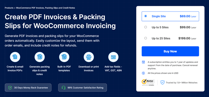 WooCommerce PDF Invoices, Packing Slips, and Credit Notes Efficient invoicing is essential, and that is where the PDF Invoices & Packing Slips for WooCommerce plugin shines.
