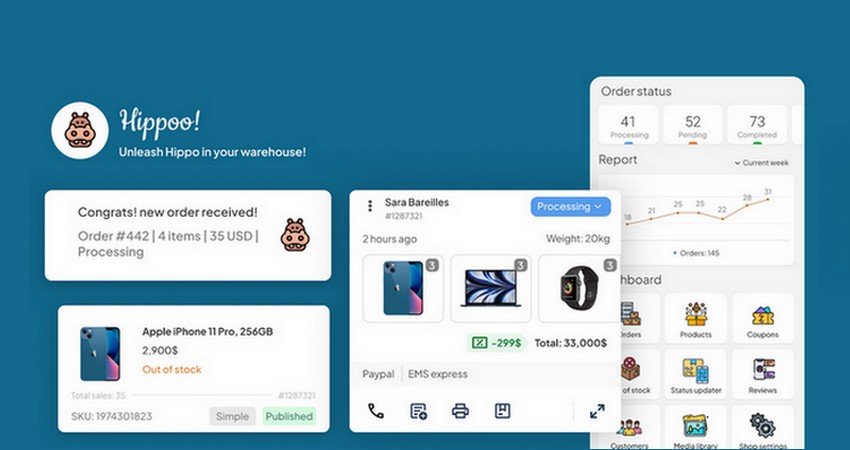 Hippoo WooCommerce App: Manage Your Store Anywhere, Smarter and Faster
