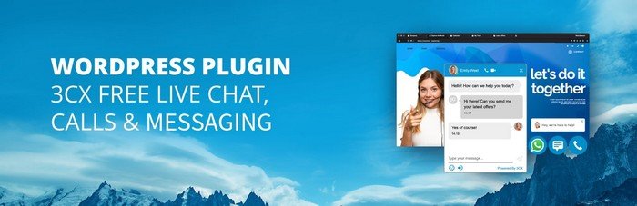 3CX Free Live Chat makes it easy to add live chat functionality to any WordPress site.