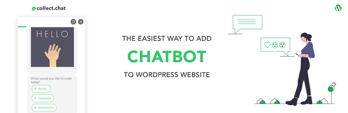 With the Chatbot for WordPress plugin you can add conversational chatbots to your WordPress site.