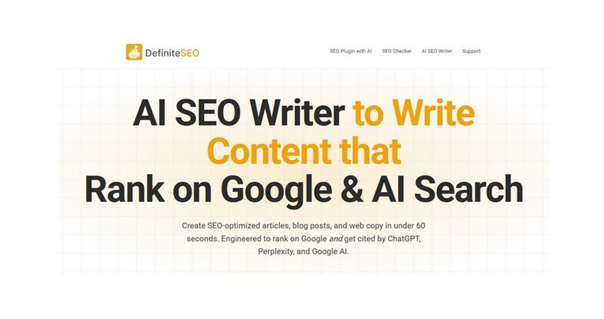 Power Up Your Content Game with DefiniteSEO AI SEO Writer