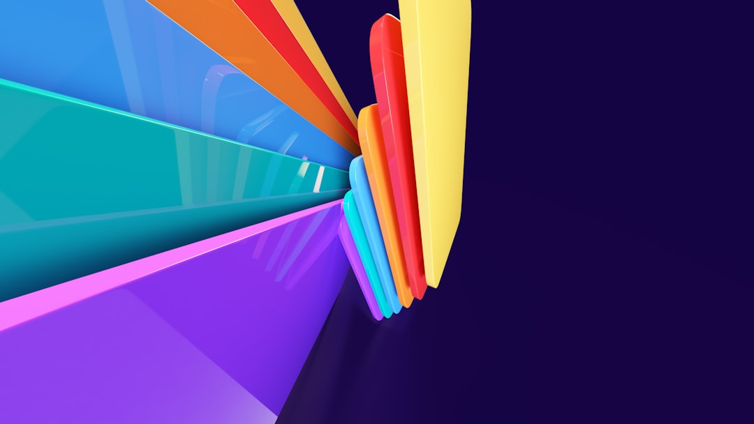 a close up of a blue and orange spiral colorful graph moving car calculus concept simple arrows