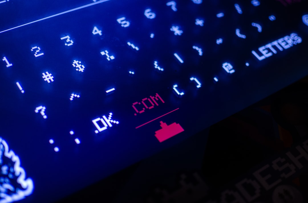 black and blue computer keyboard online gaming chat bubbles language menu