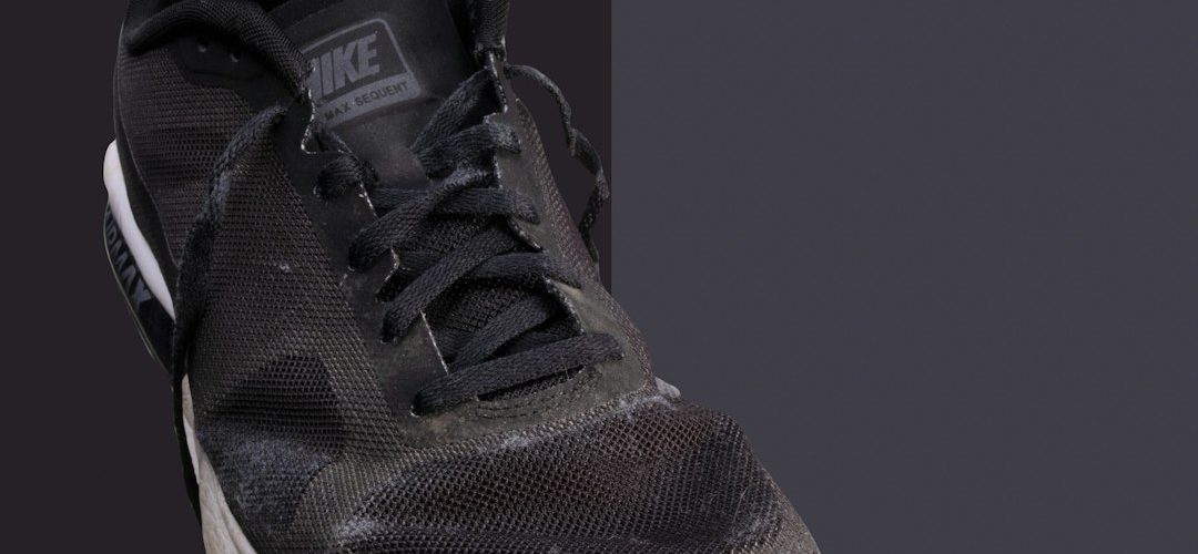 black and white nike athletic shoe background removal product photo transparent png