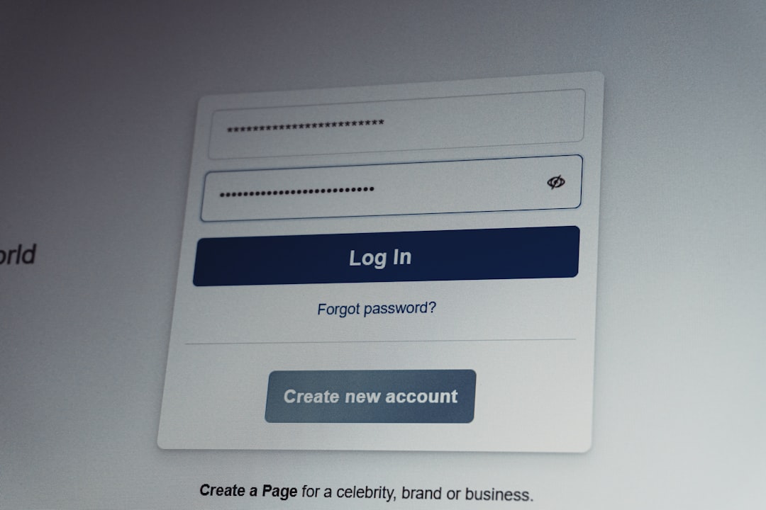 facebook login screen with username and password fields secure login flow mobile authentication user verification