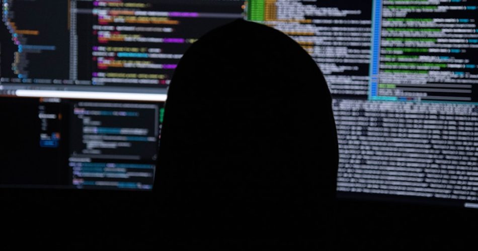 flat screen monitor turned on cyber incident alert dashboard security team investigation