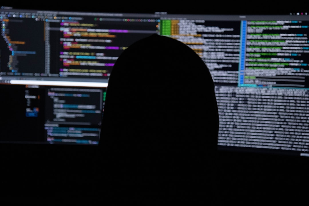 flat screen monitor turned on cyber incident alert dashboard security team investigation