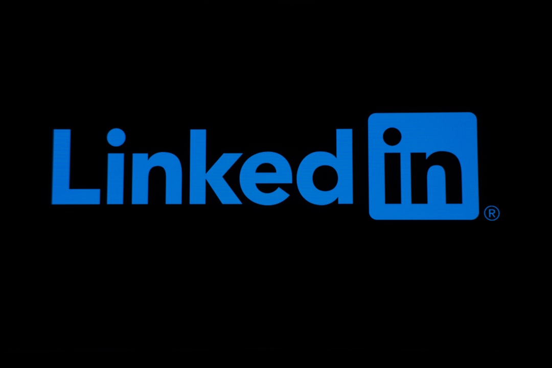 linkedin logo on a black background free speech secure hosting global network