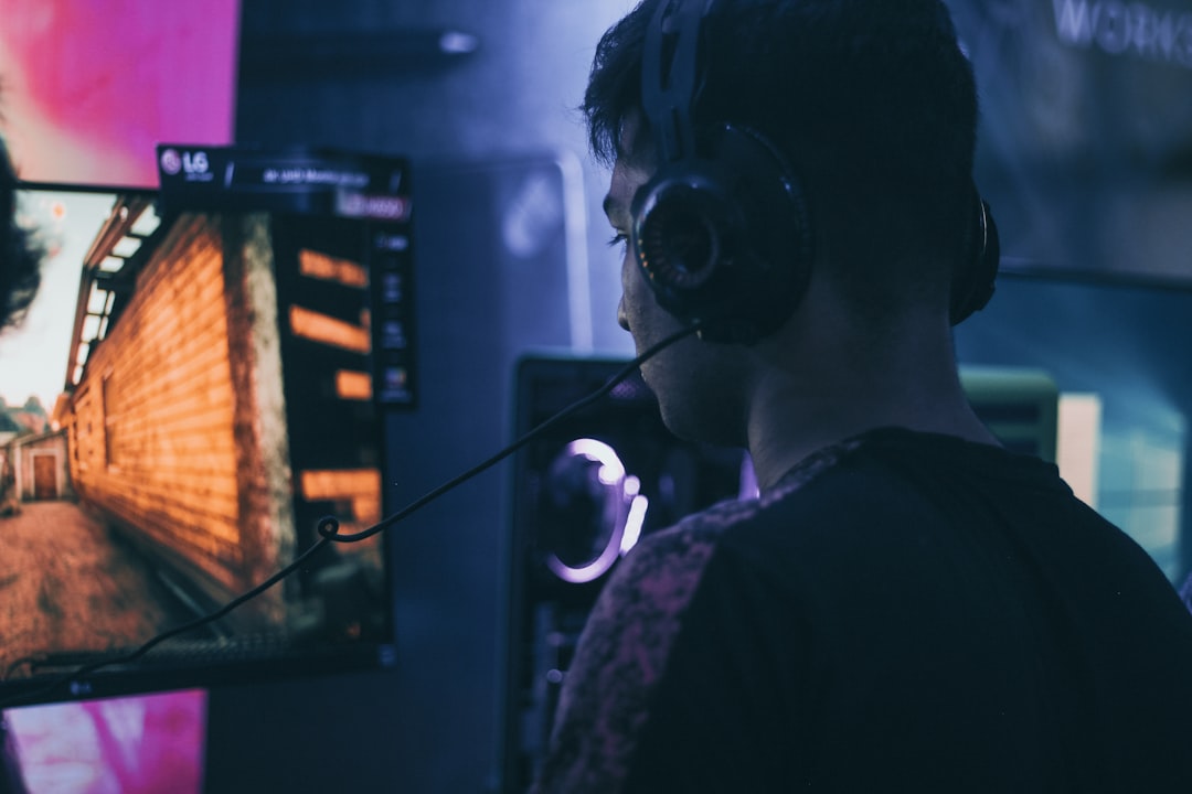 man wearing headset game update server maintenance online players