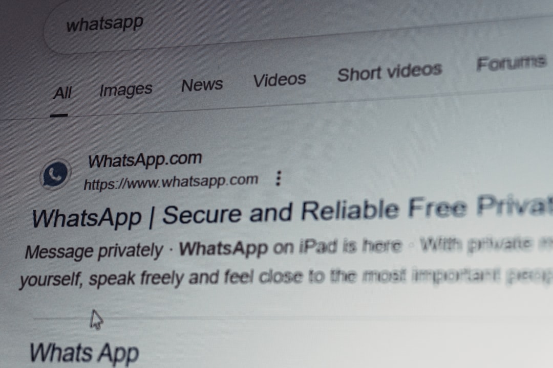 whatsapp search results on a computer screen direct message disappearing photo privacy notification 1