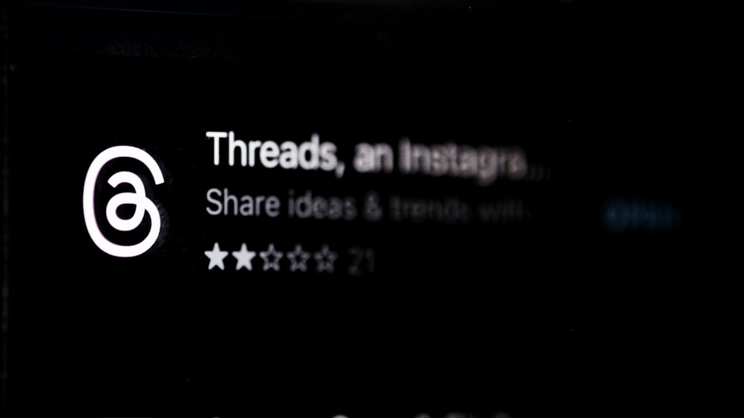 a close up of a computer screen with the words threads on instagram activists secure sharing community work