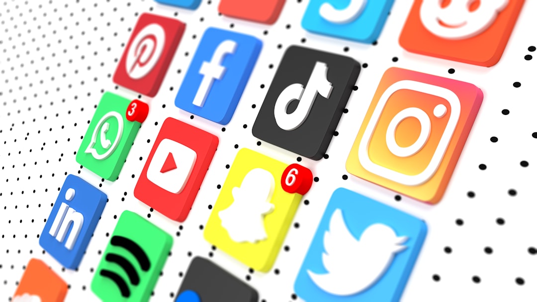 a group of colorful dice clay icons social media buttons soft shadows