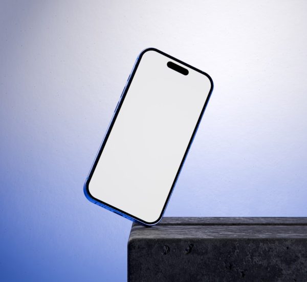 a phone appears to be falling off a ledge iphone color samples blue metal finish titanium texture design studio