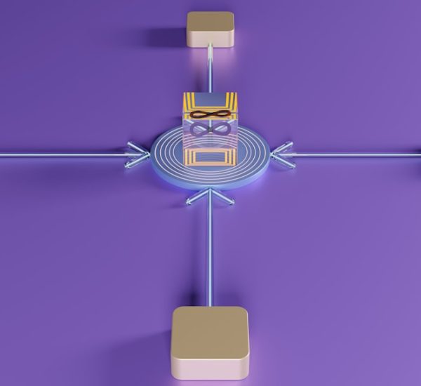 Outbound AI Voice Agent: Benefits, Use Cases, and Challenges 8 a robot with a light saber cloud infrastructure automation monitoring workflow 2