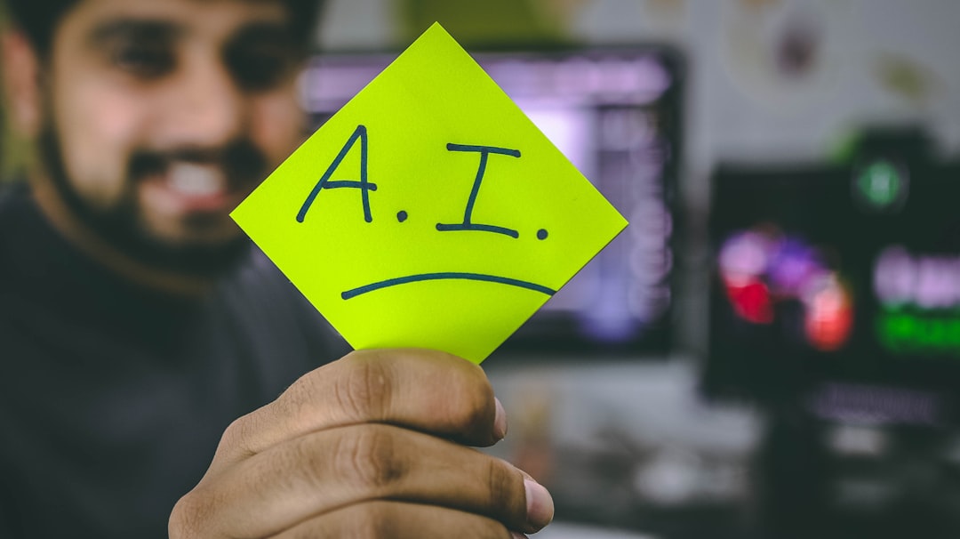 person holding green paper artificial intelligence human conversation digital assistant