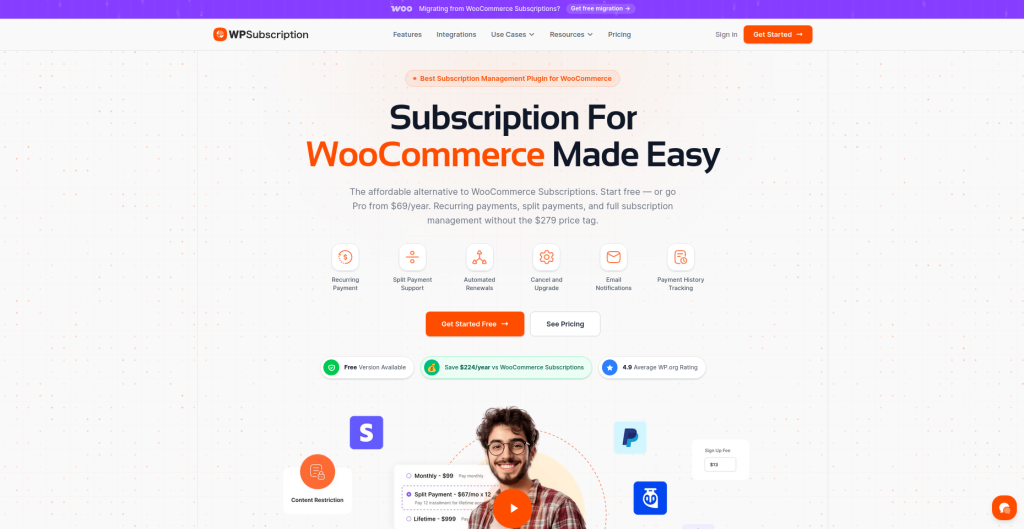 Top 8 WooCommerce Subscription Plugins to Build Recurring Revenue 2 wpsubscription new