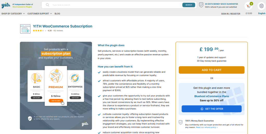 Top 8 WooCommerce Subscription Plugins to Build Recurring Revenue 4 yith