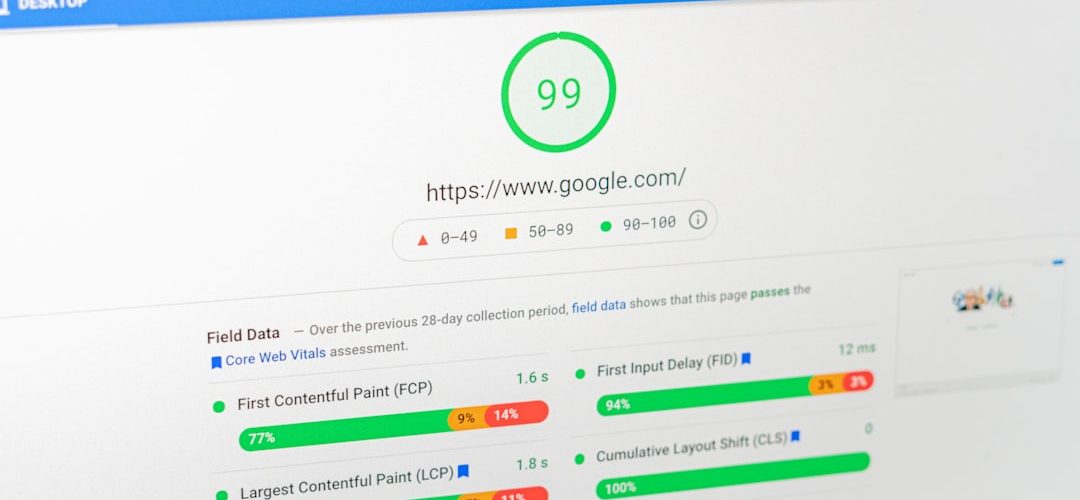 a computer screen with the number 99 on it website speed map global performance mobile seo