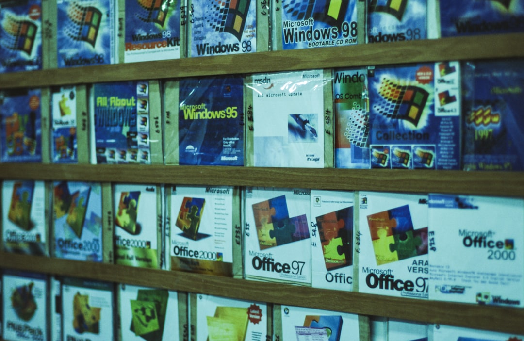 a display of video games in a store online fax business documents digital office