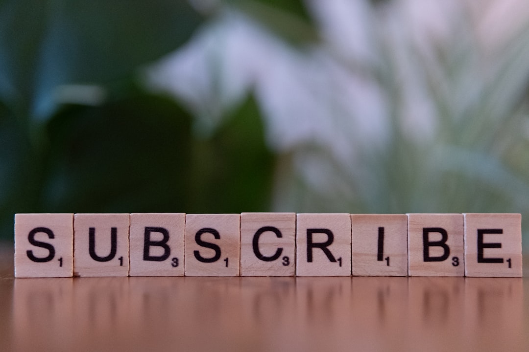 a wooden block spelling subscribe on a table subscription funnel conversion strategy customer journey