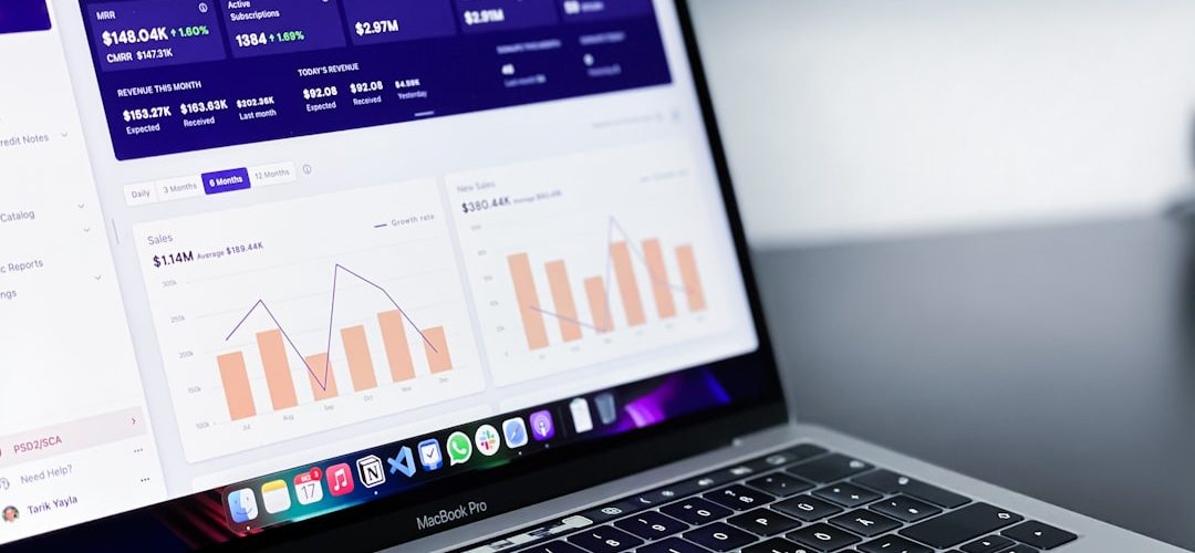 black and silver laptop computer analytics dashboard support metrics automation results customer questions