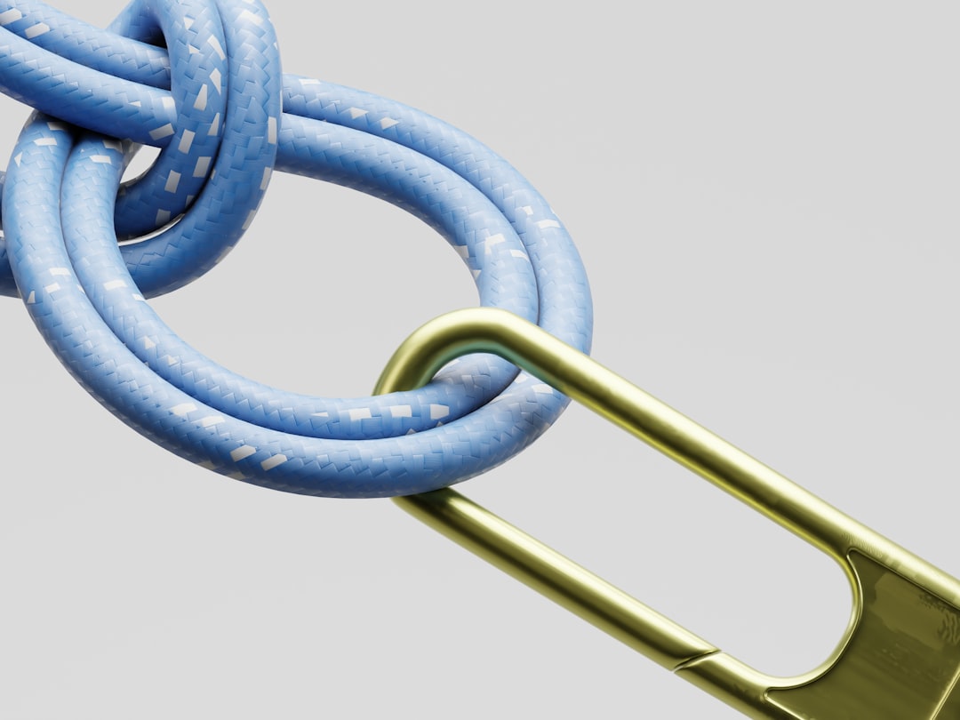 blue rope secured with a golden carabiner clip broken links redirect chain technical seo audit 2