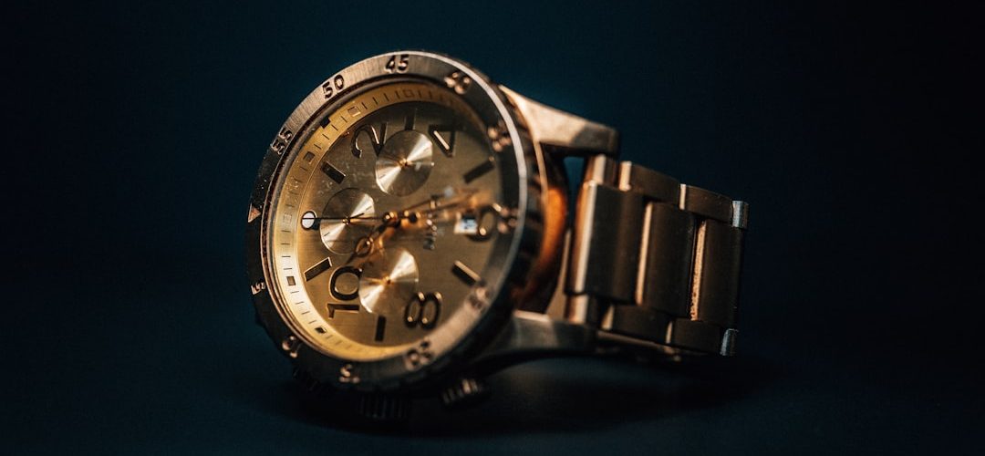 silver link bracelet round chronograph watch product photography ecommerce images naming files