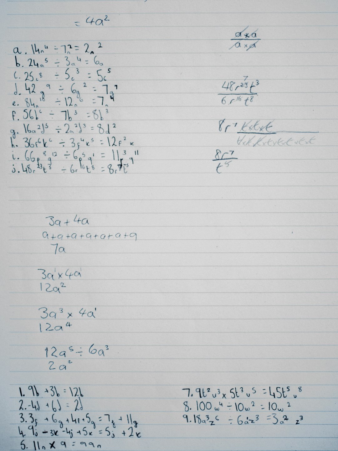white printer paper distributive property algebra steps teacher board 1