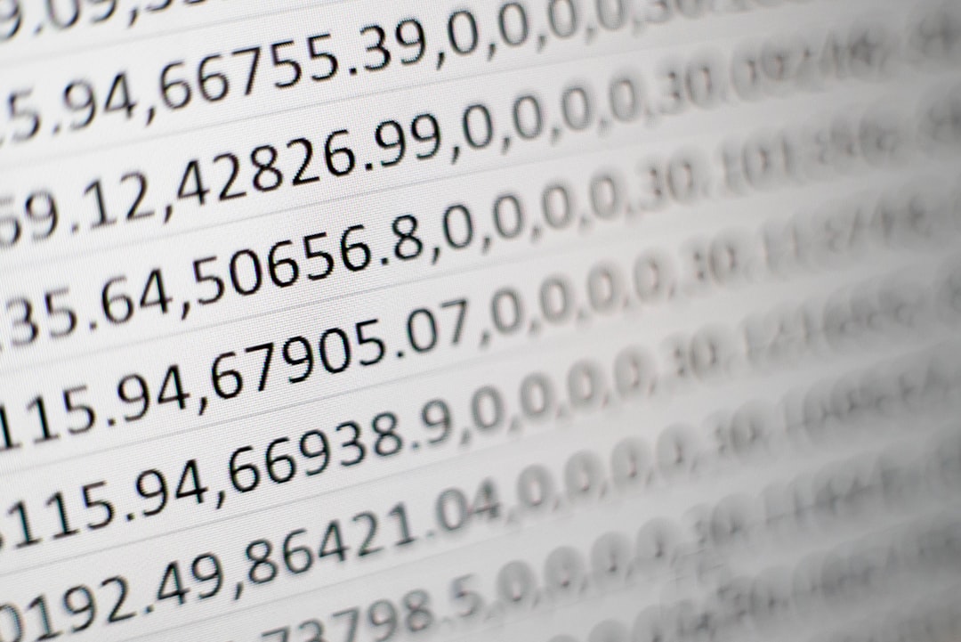 white printing paper with numbers legal compliance privacy rules responsible data