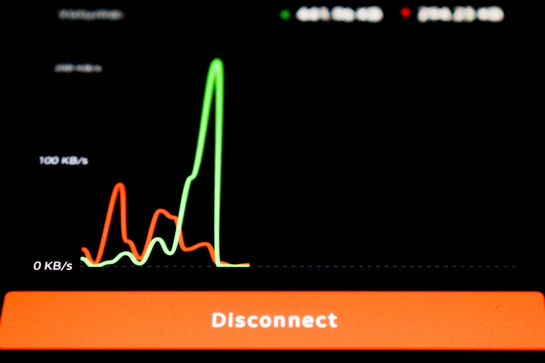 a close up of a cell phone screen with a line graph on it mobile inbox email preview open rate chart