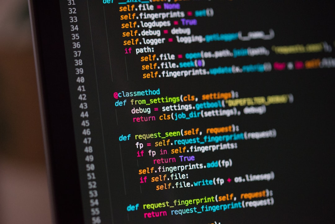 a computer screen with a bunch of code on it software developers automation workflow code pipeline