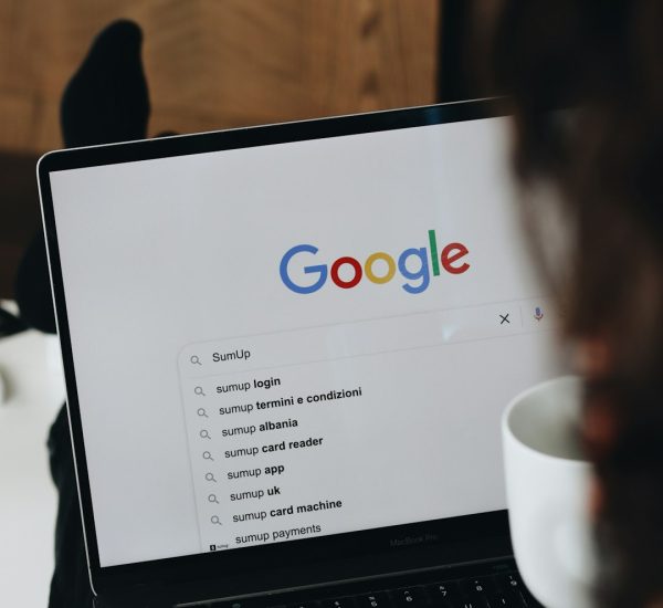 Marketing Companies for Small Businesses: WebFX vs LYFE Marketing and Other Agencies for SMB Campaigns 8 a person sitting in front of a laptop computer google search results related searches keyword research