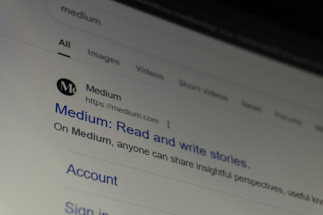 screenshot of the medium website search results page research report citation links reference page