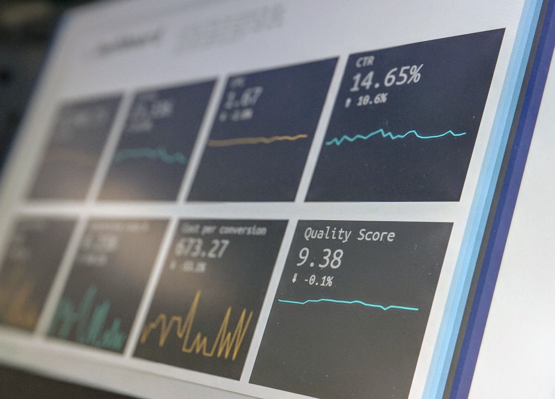 turned on monitoring screen video analytics dashboard donor engagement data charts