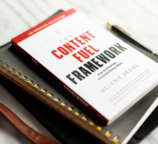 white and red labeled box content planning search intent editorial workflow